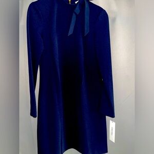 NWT Calvin Klein LBD - Long Sleeve with Neck Bow (mini dress)